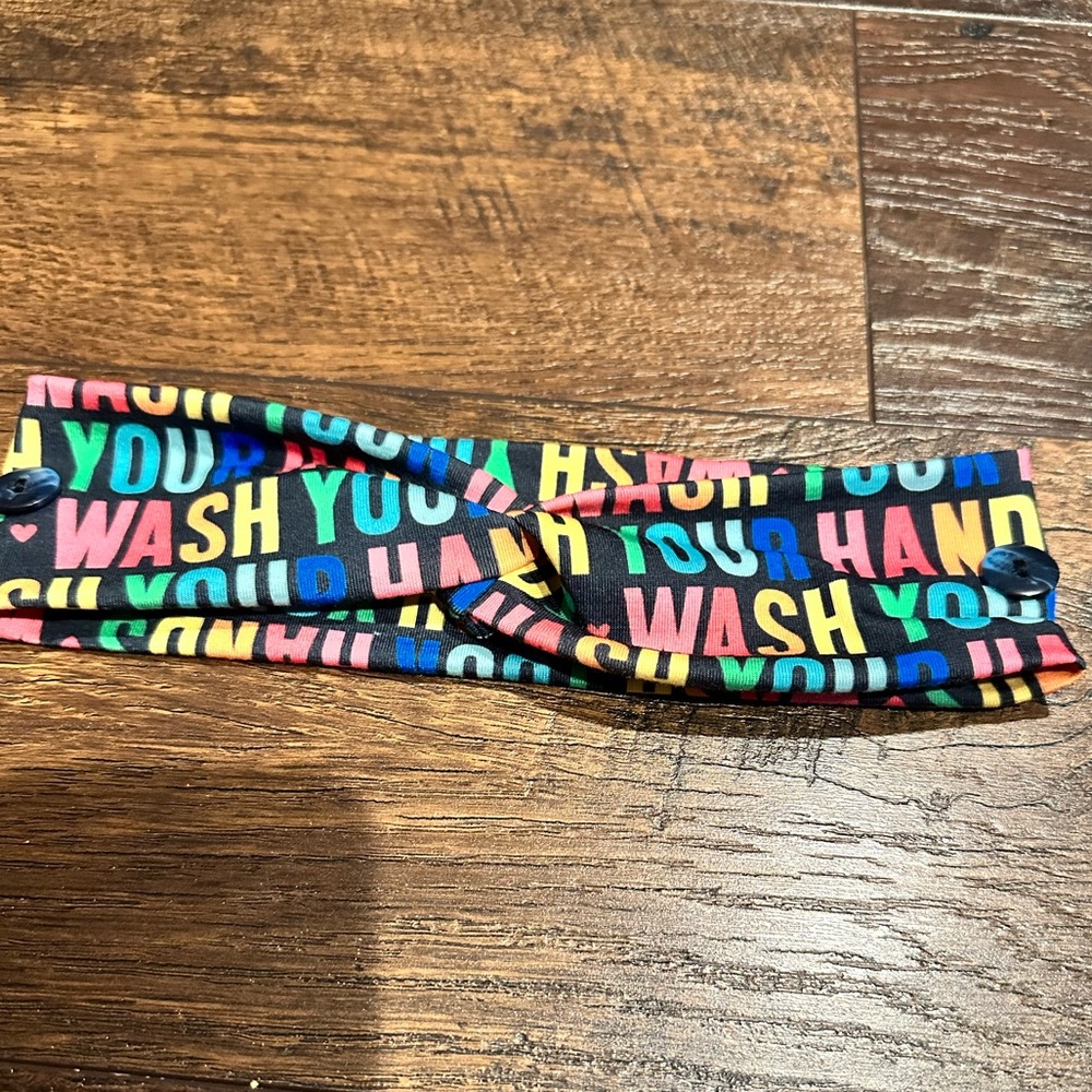 Wash your hands - Hair Knottie Headband - Nurse approved - Healthcare headband